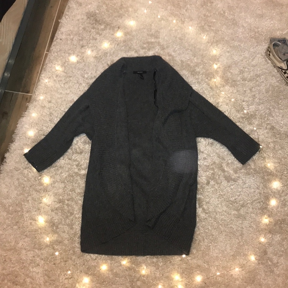 Grey cardigan